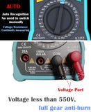 ZT-M0 True-RMS Digital Multimeter Auto and Manual with Analog Bar Graph AC/DC Voltage Ammeter Current Ohm
