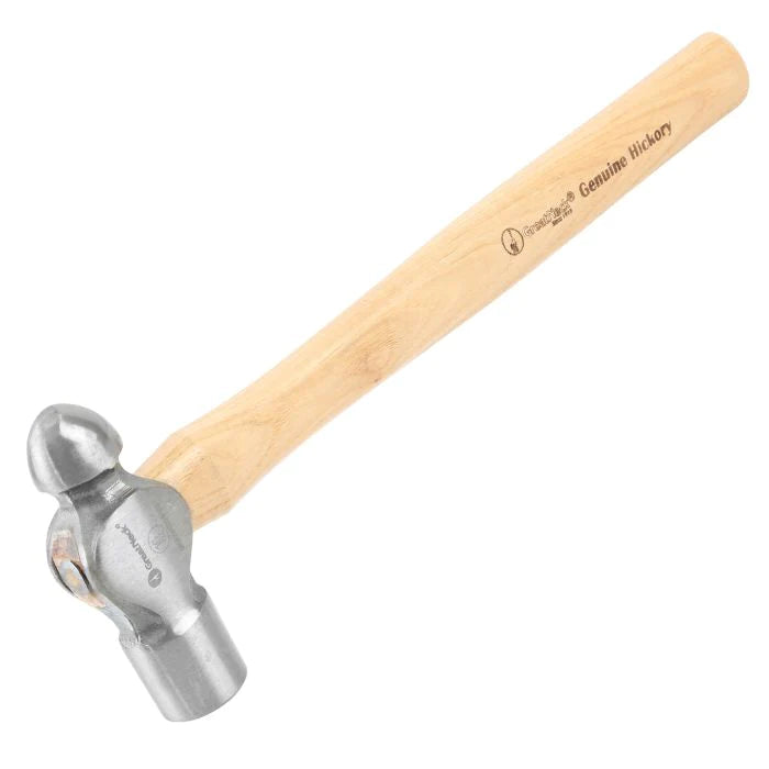 GreatNeck 16 Ounce Hickory Ball Peen Hammer, Auto Body Hammer, Wood Ha Electronix Express