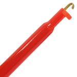 Red Spring-Loaded Mini Hook for Building Test Leads