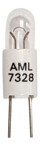 Mini 5mm Incandescent Lamp Bi-Pin (2 Pin) Base 6V, 200mA (7.5mm Bulb Height) T-1¾
