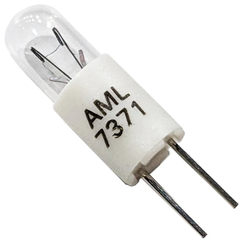 Mini 5mm Incandescent Lamp Bi-Pin (2 Pin) Base 12V, 40mA (7.5mm Bulb Height) T-1¾