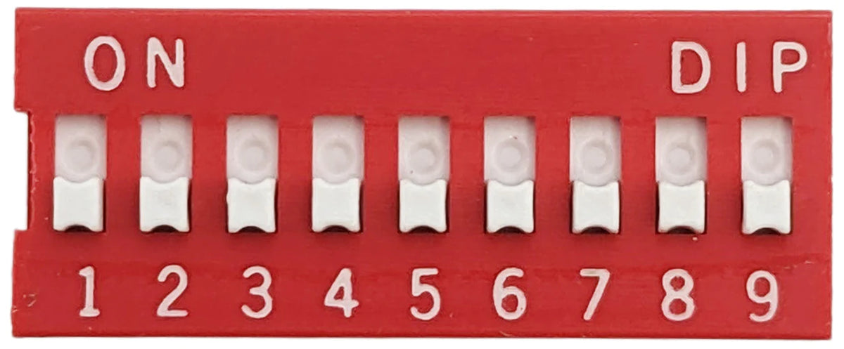 DIP SWITCH 9 POSIZIONI SWITCH SLIDE DIP9 SPST Tasti Sollevati - Foto 5