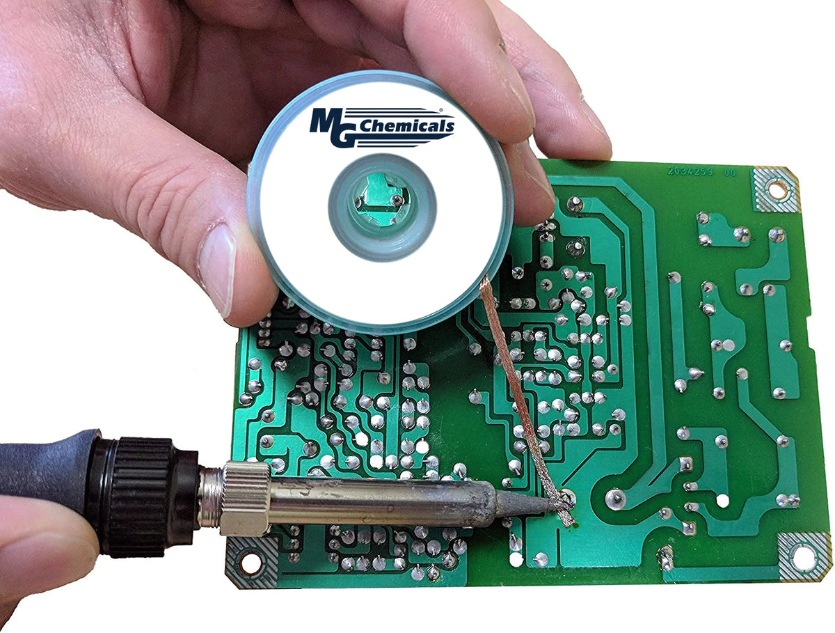 MG Chemicals 452 Desoldering Braid Fine Braid Super Wick with RMA Flux