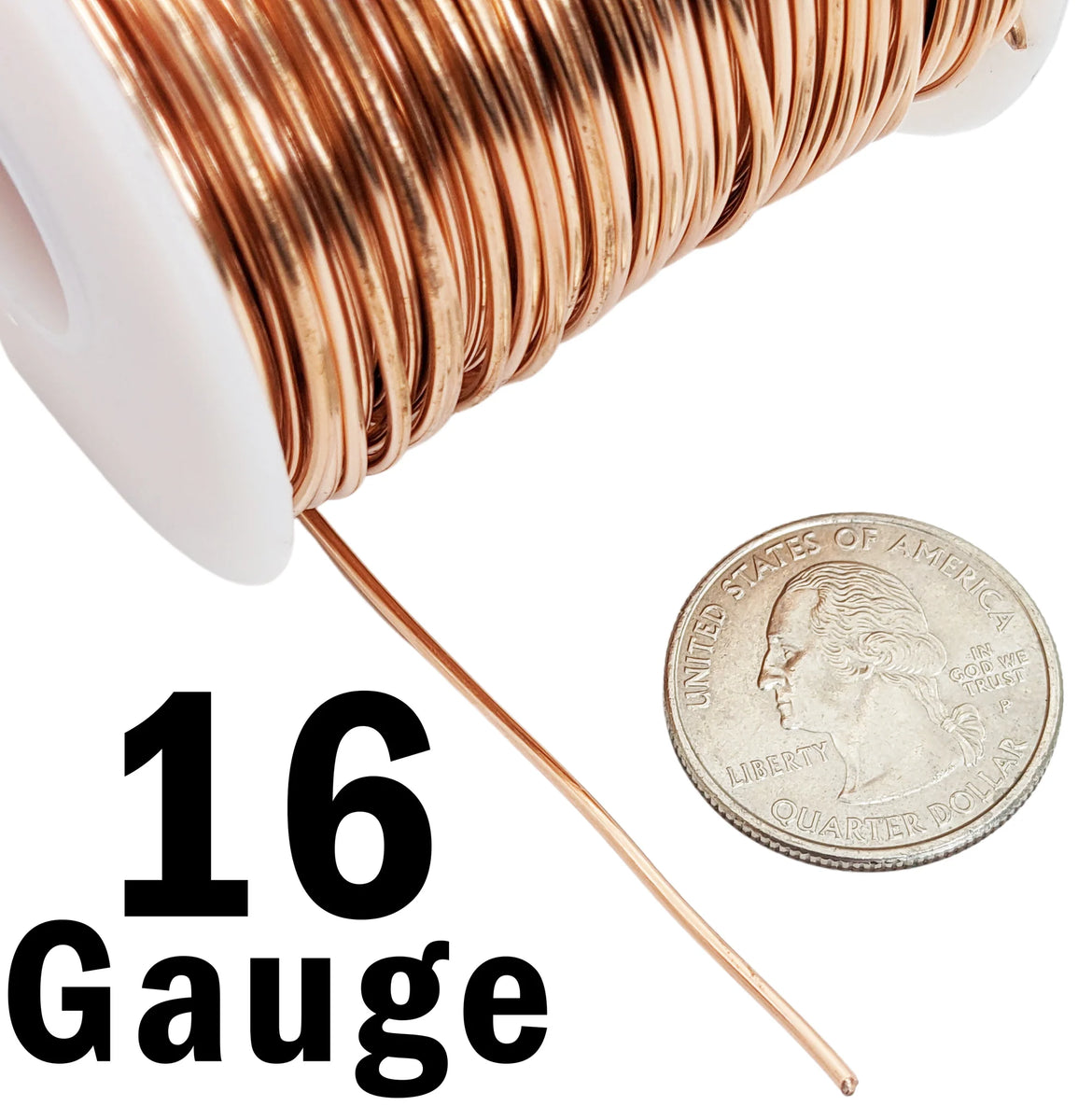 Soft Copper Wire, 16 Gauge, 126 Feet, 1 Pound Spool Electronix Express