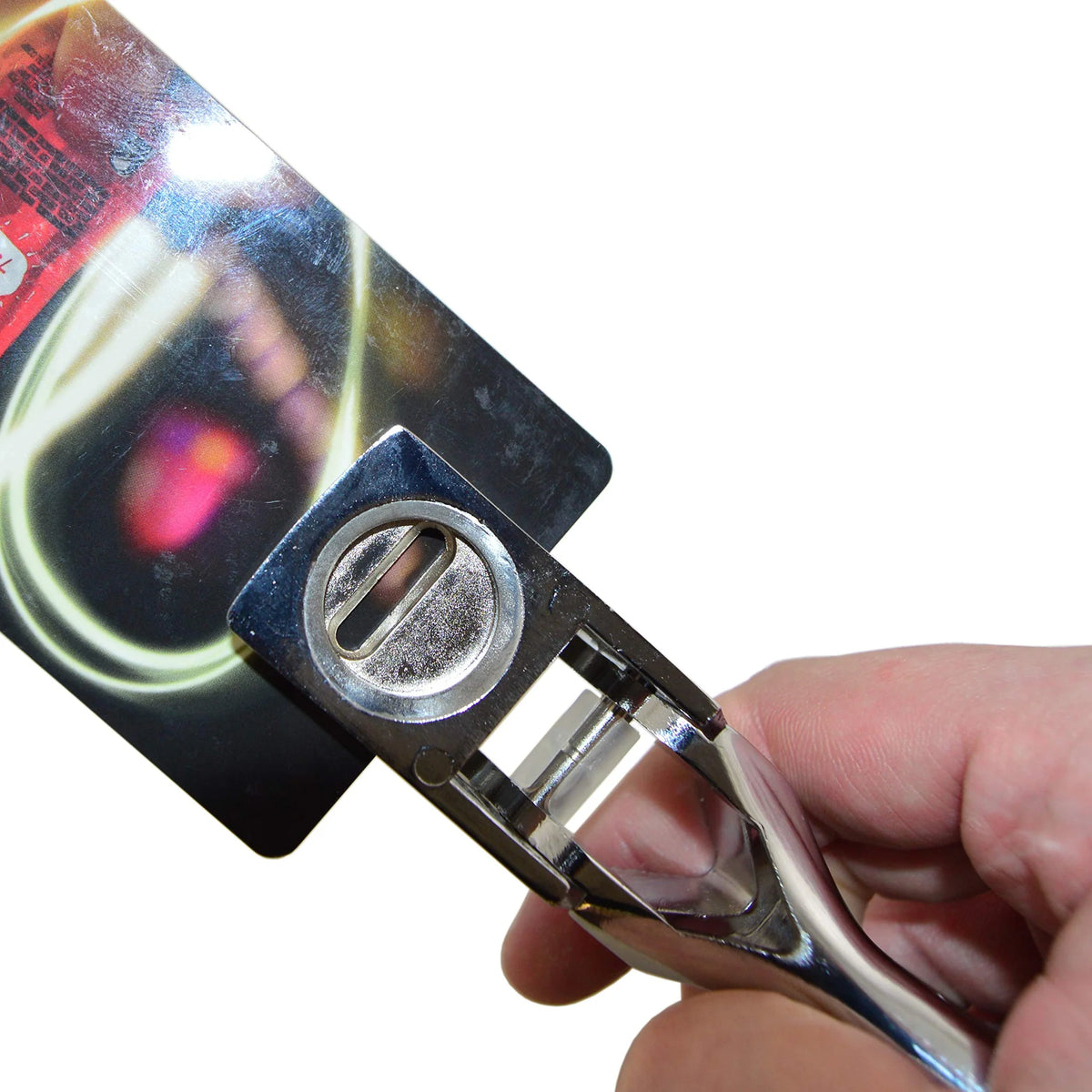 Handheld ID Card Slot Punching Tool PVC Hole Puncher