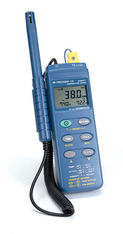BK Precision Datalogging Humidity/Temperature Meter with Dual Input. Model 725
