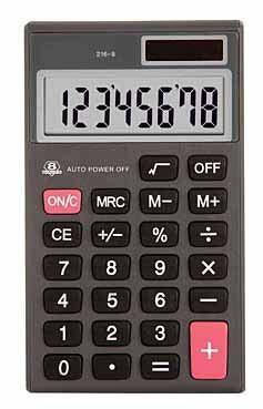 8-digit Dual-power Calculator