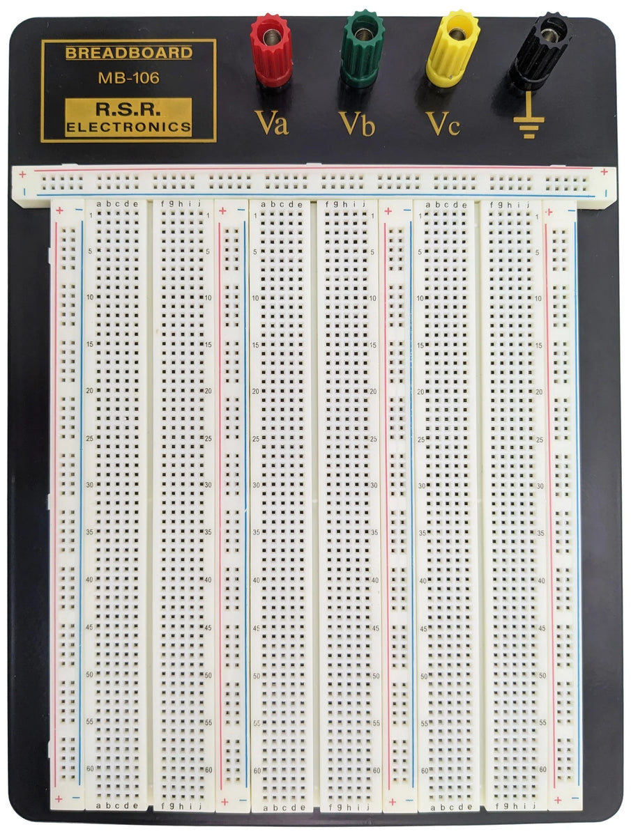 Premium Solderless Breadboard with Aluminum Backplate (2,390 Contact P