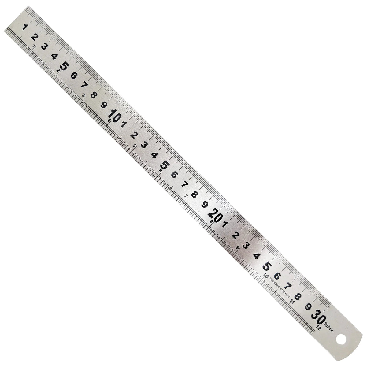 1 Pc Stainless Steel Metal Ruler Metric Rule Precision Double Sided  Measuring Tool 30cm Wholesale