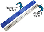Stainless Steel 12" / 30cm Ruler - Imperial Inches and Metric Millimeters