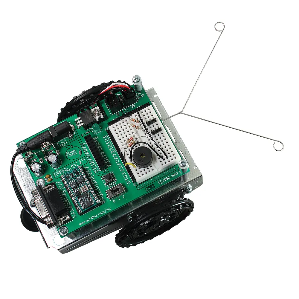 Parallax Boe-Bot Robot Kit Serial – Electronix Express