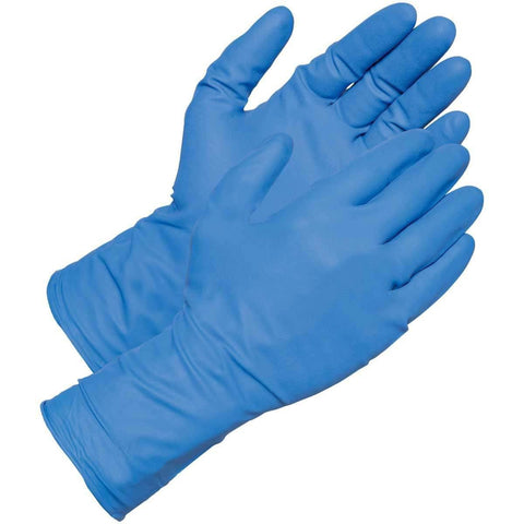 Nitrile Gloves 15 mil  XL  Heavy duty, flocked lined  12 pairs