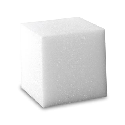 Polystyrene Foam Block, 2.9" x 2.9" x 29", White