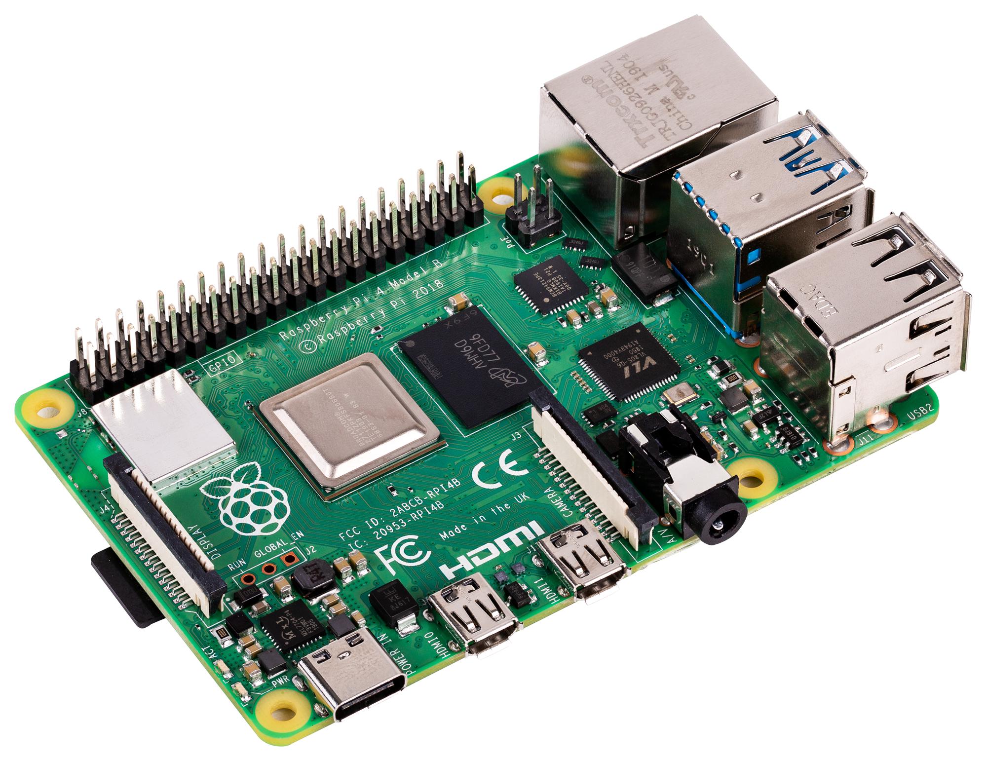 ミニPC Raspberry Pi 4 Model B 4GB Raspberry Pi 4 Model B, 4GB Quad Core 64 Bit Computer with