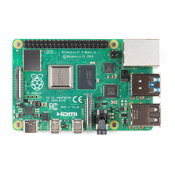 Raspberry Pi 4 Model B, 4GB Quad Core 64 Bit Computer with Bluethooth ...