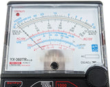 Analog Multimeter with LED Indicator & Buzzer for Continuity Test - Includes Test Leads (YX-360TRE-L-B)