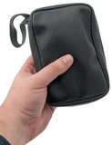 Small Zippered Carry Case for Compact Multimeters, Faux Leather (4" x 1½" x 5¾")