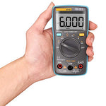 Auto-Ranging True RMS Digital Multimeter Backlit 6000 Counts LCD Display, Measures AC/DC Voltage & Current, Resistance, Capacitance, Frequency, more