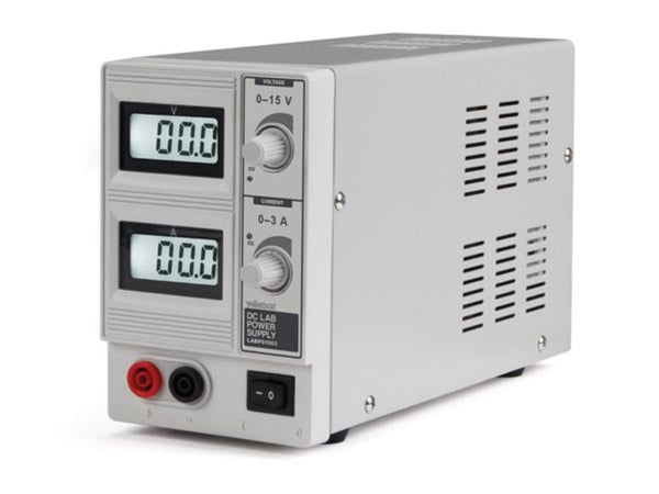 Velleman DC Lab Power Supply 0-15 VDC / 0-3 A Max with Dual LCD