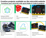 BBC Micro:Bit V2.1 Go Kit - Includes micro:bit Board, MicroUSB Cable, and Battery Pack