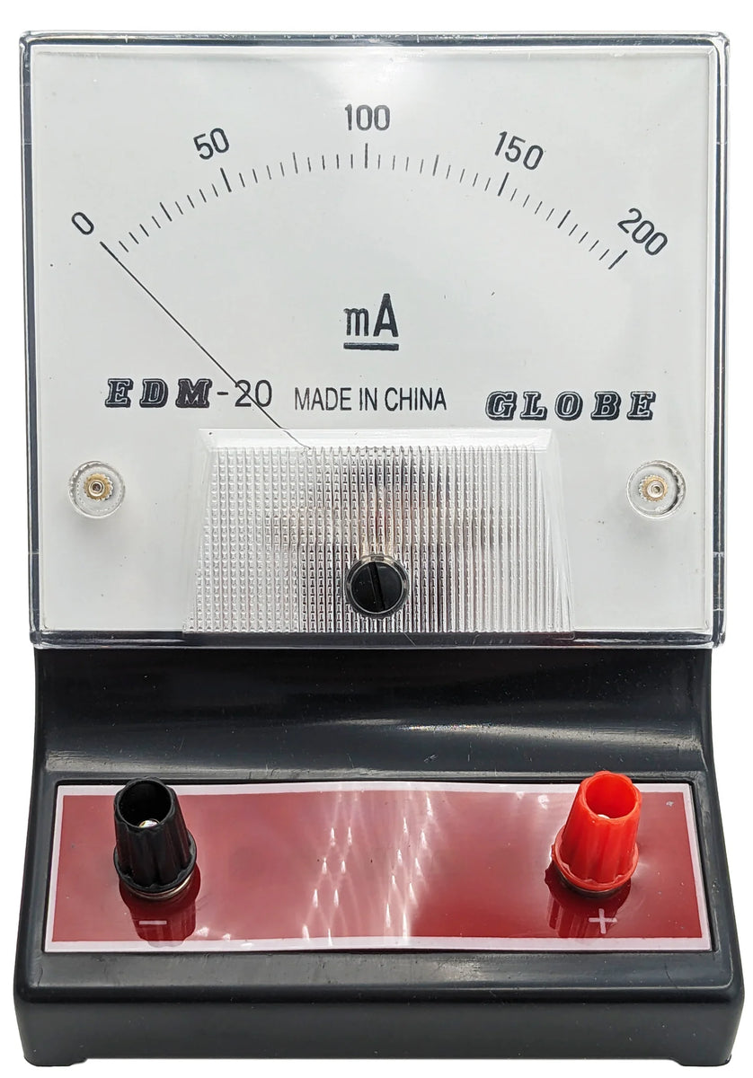 RSR Meter Movement Ammeter DC 0-200MA – Electronix Express