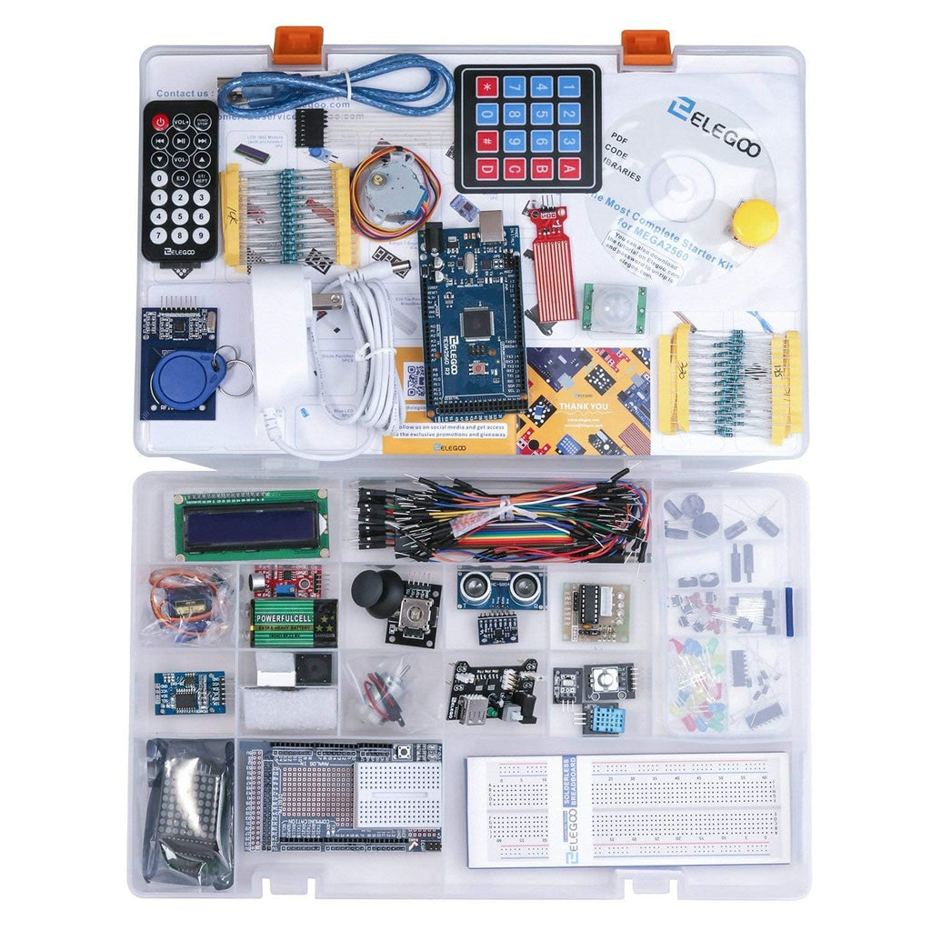 ELEGOO Mega R3 Project The Most Complete Ultimate Starter Kit with Tut ...