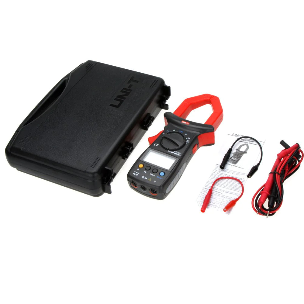 Uni-Trend UT205 Auto Ranging AC 1,000 Amp Clamp Meter, Back Light,Freq ...