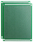 2 Pack Double Sided PCB Prototype Board, 7 x 9 cm with 806 holes