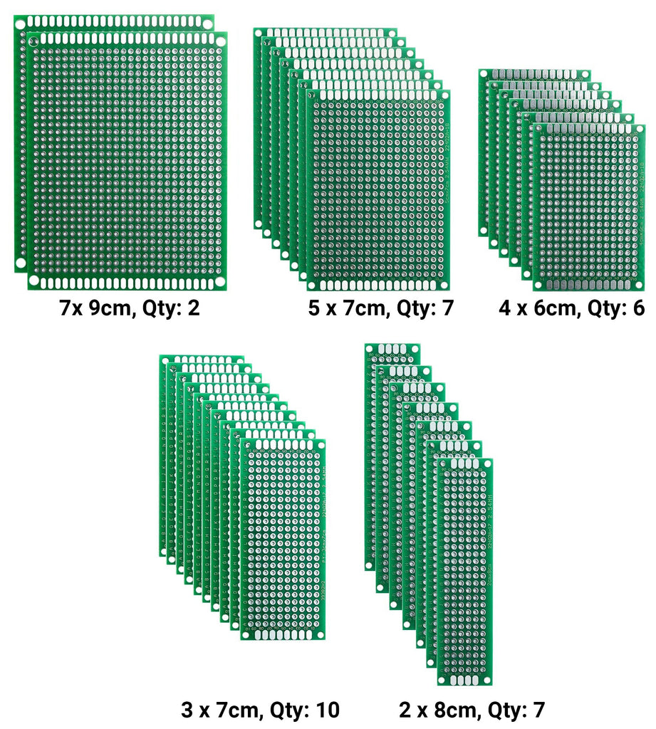 Arduino Items Size 32Pcs Double Sided Breadboards for Arduino kits, Electronic Experiment ...