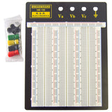 Premium Solderless Breadboard, 2,390 Contact Points, Includes 140 Piece Jumper Wire Kit