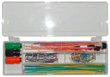 Solderless Breadboard, 1,660 Contact Points and 3 Binding Posts, Includes 140 Piece Wire Kit, 8.7" x 5.9"