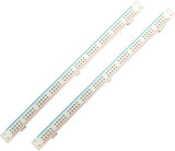 Solderless Breadboard Bus Strip with 100 Tie Points, 6.5" x 0.3", 2 Pack
