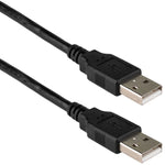 USB 2.0 Cable Type A Male to Type A Male, 3 Feet (M to M)