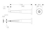 Sprung Hook for 5 mm Oscilloscope Probes with Snap-Locking Feature