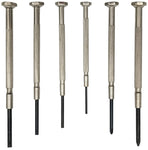 6 Piece Precision Screwdriver Set with Case - Includes Phillips and Flat-Head