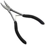 6" Mini Bent Nose Pliers with Smooth Jaws
