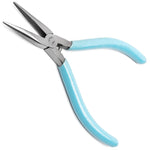 Xcelite Thin Long Nose Plier with Smooth Jaws, ESD Safe, 5" Overall Length (LN54GVN)