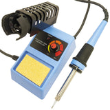Temperature Adjustable Soldering Station, 302°F to 896°F Range, Includes Iron with Conical Tip and Tip Cleaning Sponge