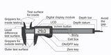 Small Digital Caliper 0-6" Mini Measuring Tool with Auto-Off Feature, Interchangeable Between inches and millimeters
