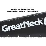 GreatNeck 15 Inch Aggressive Tooth Handsaw, Aluminum Frame, Wood Saw, Branch Cutter, PVC Cutter, Tree Saw, Handsaw for Wood, Hand Saw for Trees (74003)