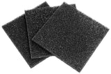 3 Pack 5.1" x 5.1" Replacement Activated Carbon Filters for 0608ZD153 and 0608ZDCLMP