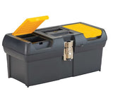Stanley 16 in Series 2000 Toolbox with Tray, 16" x 7" x 8" (016013R)