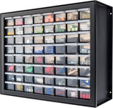 64 Drawer Plastic Organization Chest for Screws, Bolts, Nails, Hardware, Small Parts, Electronics,Tools, Scrapbook, Art/Craft Hobby Supplies - Black