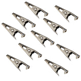 10 Pack of Alligator Clips Solder Type, 1.09 Inches Long, Equivalent to Mueller Electric’s BU-30, RoHS Compliant