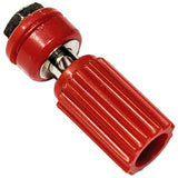 Replacement Red Binding Post, Chassis Mount for Solderless Breadboard (0.43" Diameter x 1" Length)