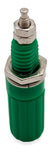 5-Way Binding Post Insulated, Accepts Banana Plug, Spade Lug, Green Color