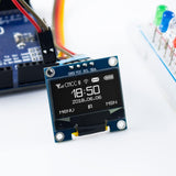 0.96" OLED I2C IIC Display Module, 28x64 Pixel SSD1306 Mini Self-Luminous OLED Screen Board Compatible with Arduino & Raspberry Pi