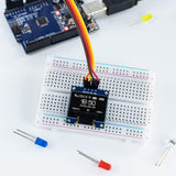 0.96" OLED I2C IIC Display Module, 28x64 Pixel SSD1306 Mini Self-Luminous OLED Screen Board Compatible with Arduino & Raspberry Pi