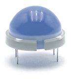 20mm Big Dome  LED, Blue Color, 30–45 mcd Luminous Intensity, 4 Pin DIP Socket