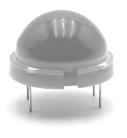 20mm Big Dome  LED, White Color, 30–45 mcd Luminous Intensity, 4 Pin DIP Socket